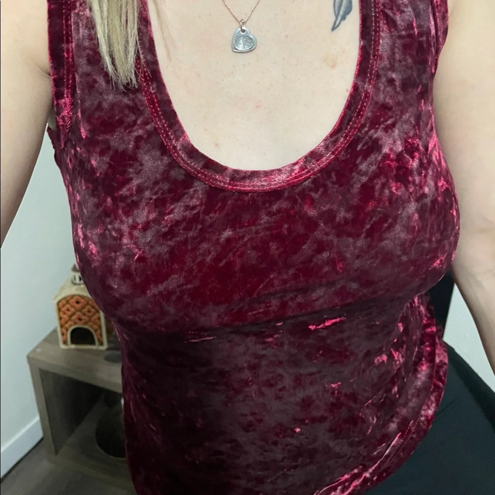 BKE velvet tank top